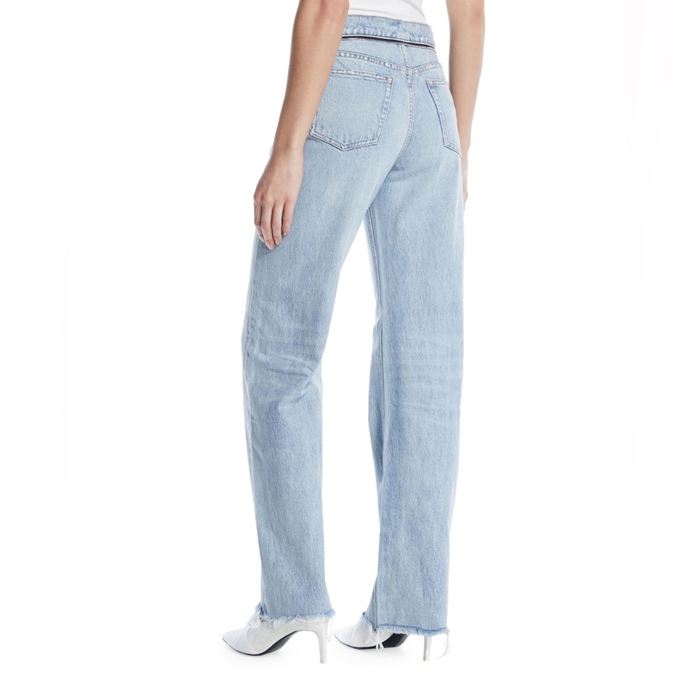 Alexander Wang stack tie jean